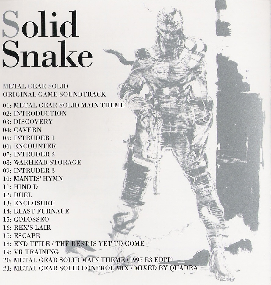 ゲーム音楽 KONAMI - KONAMI l gear solid Soundtrack Metal Gear Solid Vinyl Soundtrack - Fangamer